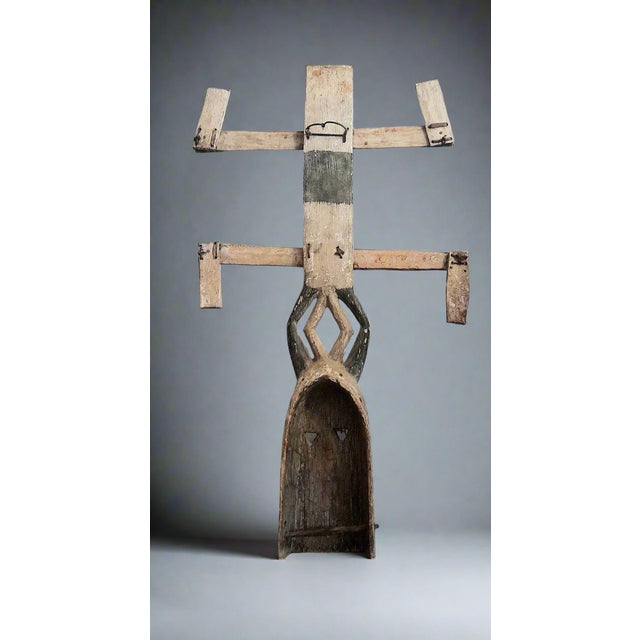 1950s Dogon Kanaga Wooden Mask, Mali, 1890s For Sale - Image 5 of 9