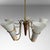1940s Mid-Century Modernist Swedish Chandelier in Brass, Birch and Glass, 1940s For Sale - Image 5 of 12