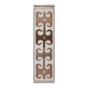 Handmade Vintage Moroccan Hallway Runner Rug 3.1 X 11.5 Ft