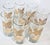 Gorgeous, thickly layered 22 kt gold creates a fantastic focal point on these tall highballs from the 50s and 60s. This is...