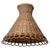 Handcrafted Rattan Diabolo Pendant Light in the style of Kalmar, 1960s For Sale - Image 15 of 15