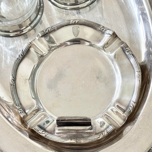 Early 19th Century 1929 Silver Ashtray Chalfonte-Haddon - Atlantic City For Sale - Image 5 of 9