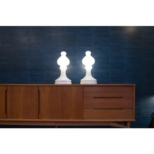 Bishop Lamps by Ivan Jakeš for Valašské Meziříčí, Set of 2 For Sale - Image 3 of 11