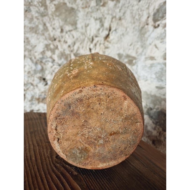Antique French Terracotta Oil Pot For Sale - Image 4 of 11