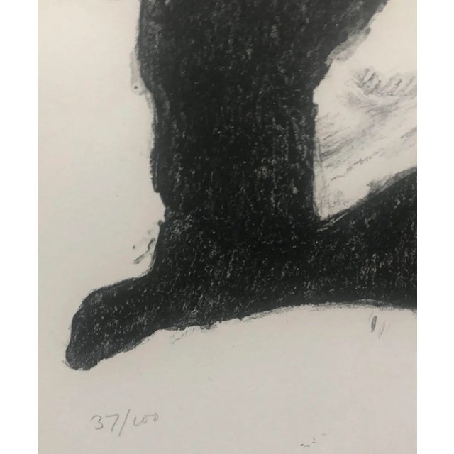 1960s 1967 Raphael Soyer Nude in Tights Lithograph For Sale - Image 5 of 8