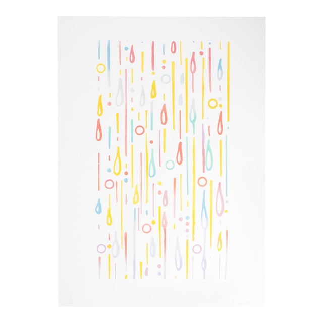 1987 “Shower Curtain” Serigraph Print by Roger Benedetti For Sale