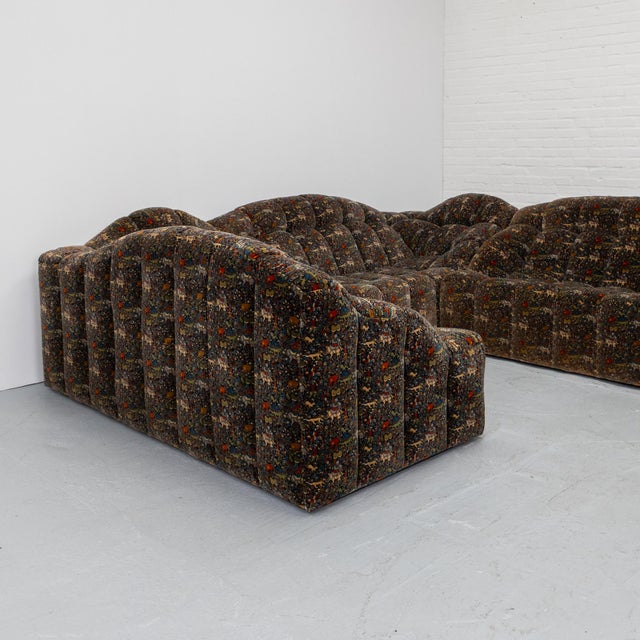 Modular Persian Sofa in Fabric, 1980s, Set of 3 For Sale - Image 3 of 15