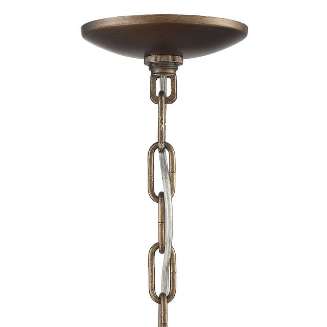 Luca Single-Light Rattan 3-Tier Chandelier For Sale - Image 4 of 8