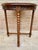 1930s 1930s Spanish Round Carved Wood Side Table With Bobbin Turned Legs For Sale - Image 5 of 10