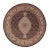 Pasargad DC Fine Hand Knotted Silk Round Rug For Sale