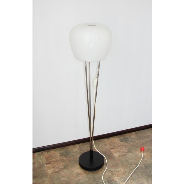 1970s Floor Lamp in Metal and Glass from A. Gałęcki, Poland, 1970s For Sale - Image 5 of 7