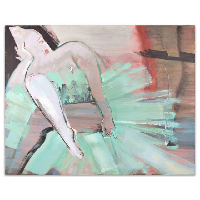 Anastasia Kurakina, Pollen and Snow, Oil Painting, 2018 For Sale - Image 3 of 3