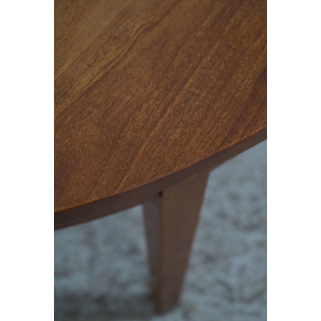 Wood Thomas Moser Oval Cherry Studio Crafted Coffee Table For Sale - Image 7 of 12