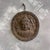 Carved Wooden Wall Amulet Depicting the Buddha in the Gandhara Style with Om Symbol on the Back, 20th Century For Sale - Image 12 of 12