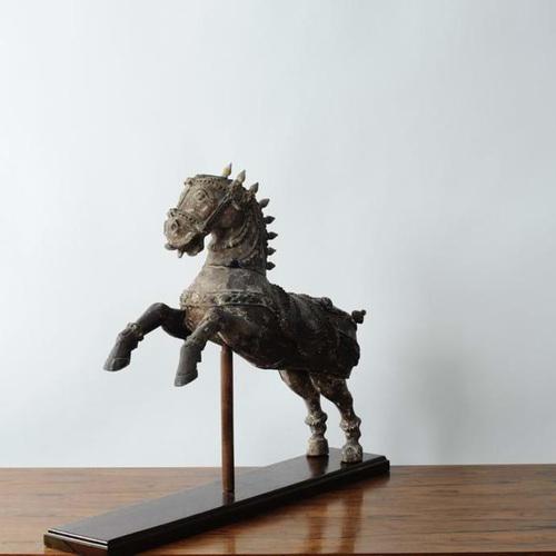 Indian Hindu Wooden Vahanna Horse, 1890s For Sale - Image 13 of 15