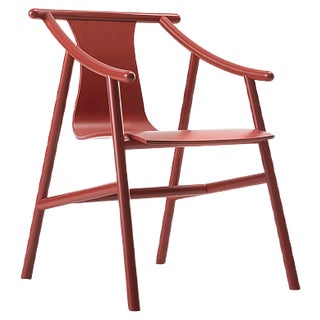 Model 03 01 Red Chair by by Vico Magistretti For Sale
