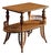 Late 19th Century Victorian Wicker Parlor Table With Gallery Shelf For Sale