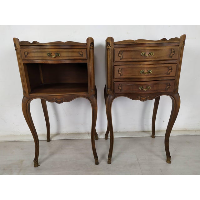 Louis XV Chevet with Three Drawers, 1950s For Sale - Image 18 of 18