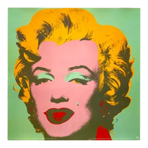 Andy Warhol Foundation Vintage 1993 Lithograph Print Pop Art Poster " Marilyn Monroe " 1967