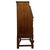 Antique English Golden Oak Secretaire with Mirrored Interior, 1900s For Sale - Image 9 of 14