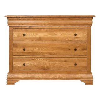 Louis Philippe Oak Chest of Drawers For Sale