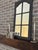 Mid-Century Modern Pair - Vintage Framed Arched 6 Window Pane With Mirrors For Sale - Image 3 of 6