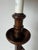 Vintage Adjustable Ratchet Wood Floor Lamp With Tiffany-Style Stained Glass Shade For Sale - Image 9 of 12