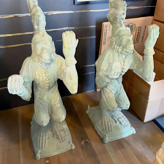 Juggling Monkeys, Pair For Sale - Image 9 of 9