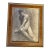 1940’s Original Expressionist Male Nude Figure Charcoal Study Drawing For Sale