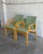 Mid-Century Modern Mid 20th Century Pair of Danish Modern Bentwood Armchairs With Sage Green Upholstery For Sale - Image 3 of 8