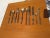 Wood Vintage 144 Pc. Set of Thai Nickel Bronze Flatware in Teak Case For Sale - Image 7 of 8