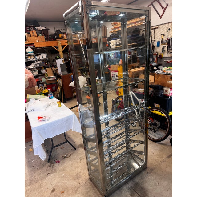 2020s Contemporary Wine Display Curio For Sale - Image 5 of 5