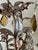 Hollywood Regency Crystal 6-Arm Chandelier with Hand-Painted Rose Details from Palwa, 1950s For Sale - Image 11 of 18