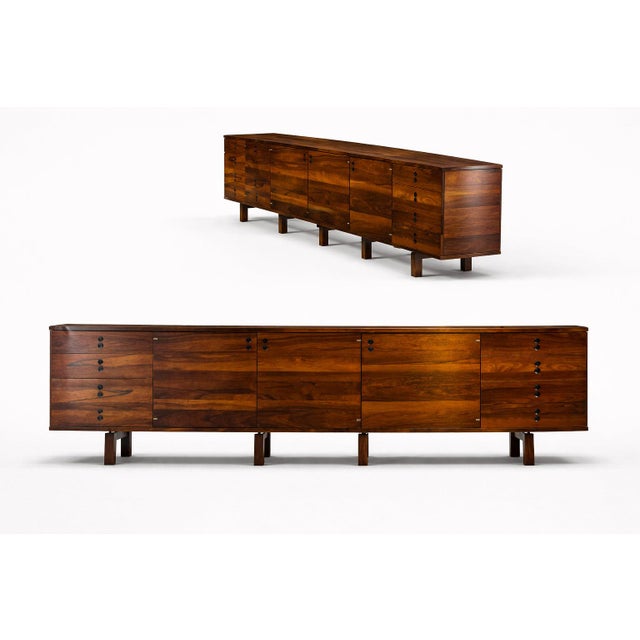 Brazilian Modern Credenza “Modular” in Rosewood, Jorge Zalszupin, Brazil, 1960s — Lot 480 For Sale - Image 14 of 14