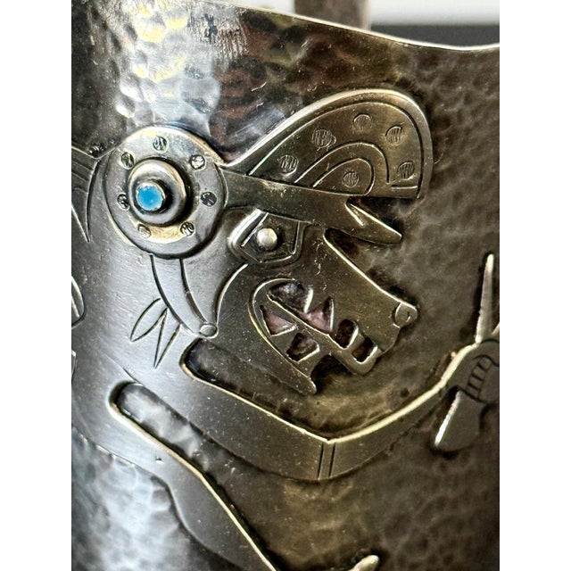 Bespoken Sculptural Sterling Silver Bracelet by Graziella Laffi For Sale - Image 12 of 14