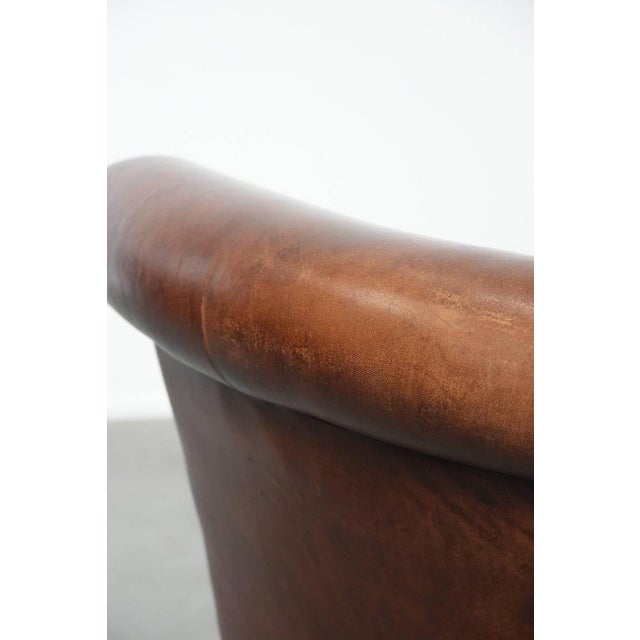 Club Chair in Sheepskin Leather For Sale - Image 15 of 16