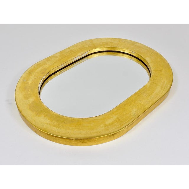 Mid-Century Modern Mid-Century Gold-Plated Wall Mirror attributed to Carl Auböck, Austria, 1960s For Sale - Image 3 of 15