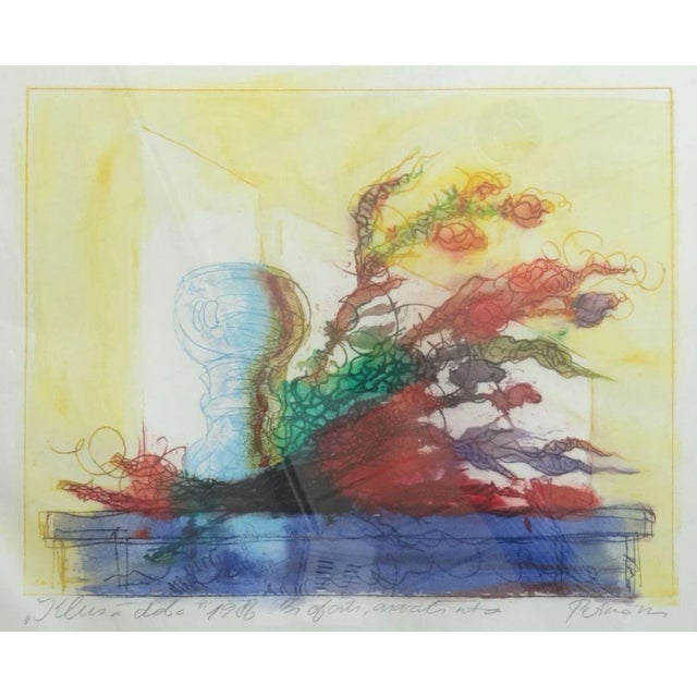 Contemporary Ivars Poikans, Still Life, 1986, Etching For Sale - Image 3 of 3