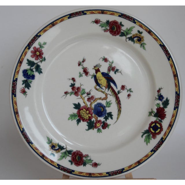 Vintage Syracuse China Pheasant Dinner Plates Set of 5 Chairish
