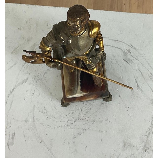 English Knight Figurine attributed to Giuseppe Vasari, 1970 For Sale - Image 13 of 15