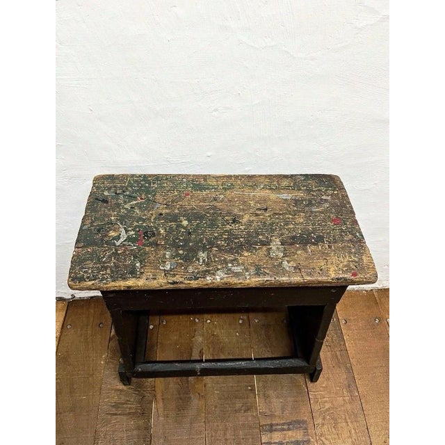 1950s Industrial Factory Workers Stool, 1950 For Sale - Image 5 of 8