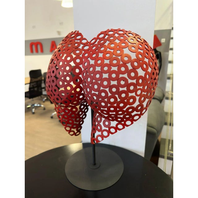 20th Century Spanish Sculpture Heart For Sale - Image 4 of 6