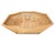 A Vintage Folk Art / Tramp Art Style Catchall Bowl made entirely of Popsicle Sticks in a blonde oak color Display as-is on...