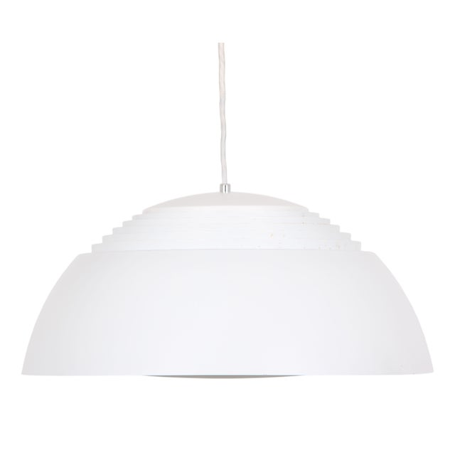 White Royal Pendant Lamp by Arne Jacobsen for Louis Poulsen, 1970s For Sale