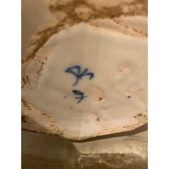 Large 18th Century Delft Knobble Vase For Sale In Dallas - Image 6 of 7