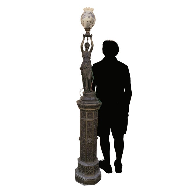 Napoleon III Torch Holder, 19th Century For Sale - Image 11 of 18