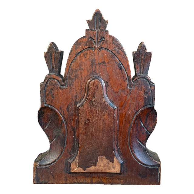 Antique Eastlake Carved Wooden Architectural Fragment Furniture Remnant For Sale