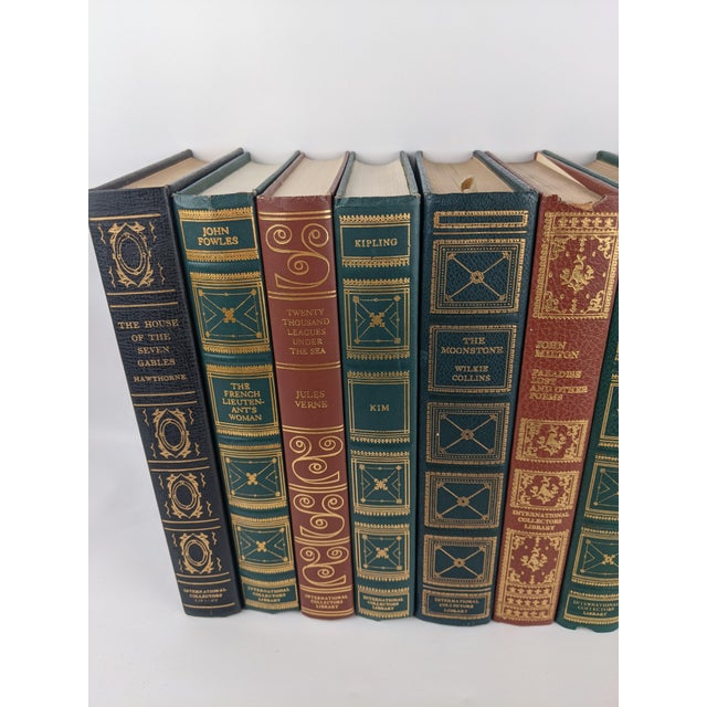 English Vintage International Collectors Library Gilt-Bound Classics – Set of 10 For Sale - Image 3 of 17