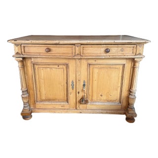 Early 19th Century Austro-Hungarian Pine Sideboard For Sale