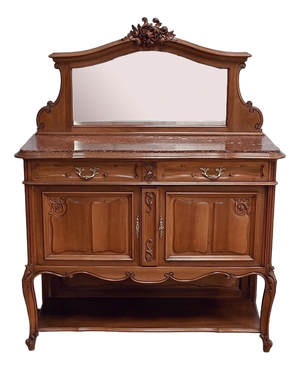 Louis XV Style Buffet in Walnut, Early 20th Century